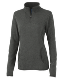 LADIES HEATHERED FLEECE PULLOVER
