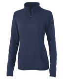 LADIES HEATHERED FLEECE PULLOVER