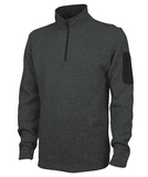 MEN’S HEATHERED FLEECE PULLOVER