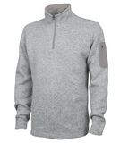 MEN’S HEATHERED FLEECE PULLOVER