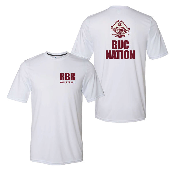 DRIFIT Russell Unisex RBR Volleyball Buc Head Buc Nation Tee Short Sleeve - 3 color options