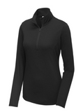 Ladies PosiCharge ® Tri-Blend Wicking 1/4-Zip Pullover