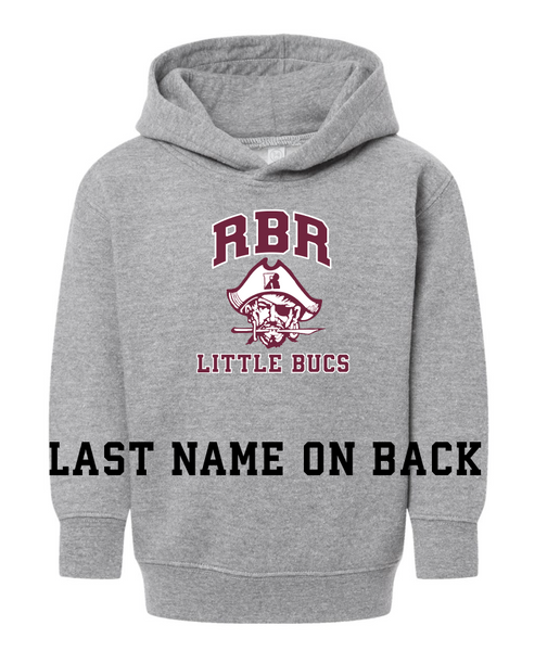 Personalized YOUTH RBR LITTLE BUCS HOODIE