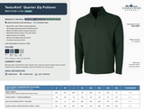 *NEW* Men's TexturKnit™ Quarter Zip Pullover