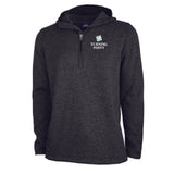 MEN'S HEATHERED FLEECE QUARTER ZIP HOODIE