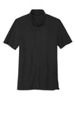 Men's Stretch Pique Full-Button Polo