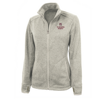 LADIES HEATHERED FLEECE JACKET