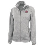 LADIES HEATHERED FLEECE JACKET