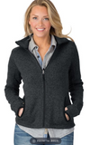 LADIES HEATHERED FLEECE PULLOVER